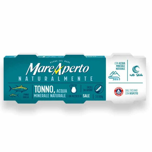 Mare Aperto Tonno Naturalmente Gr80x3