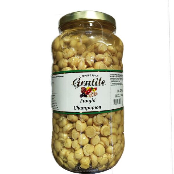 Gentile Ml 3100 Funghi Champignon Interi in Olio