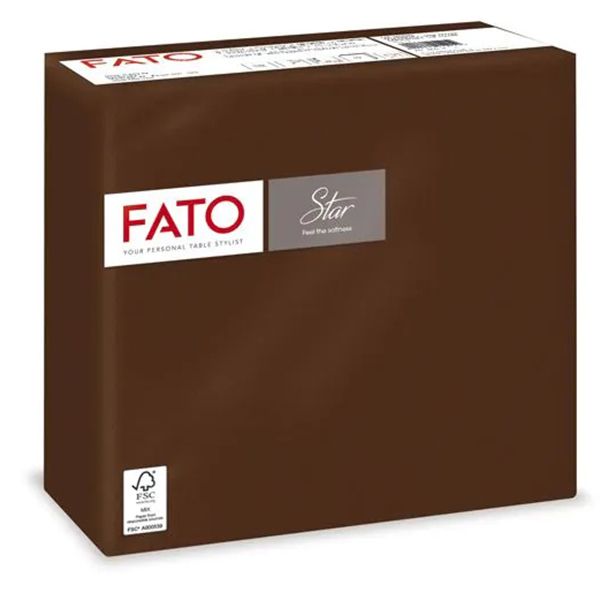 Fato Star Tovaglioli Cioccolato 38x38 Pz40