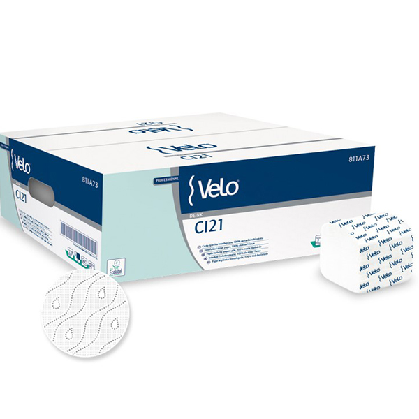Velo Carta Ig. Intercalata C121  210pz