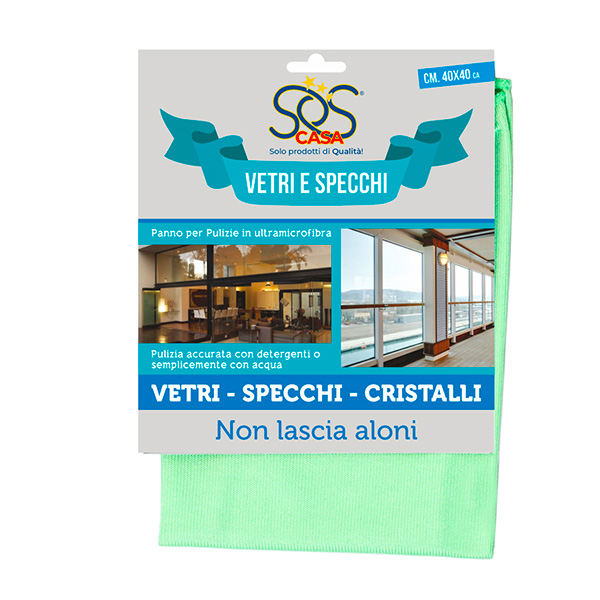 Sos Casa Panno Vetri E Specchi Cm40x40