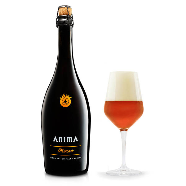 Anima Birra Mozart Doppio Malto Ambrata 7.0  Cl 75